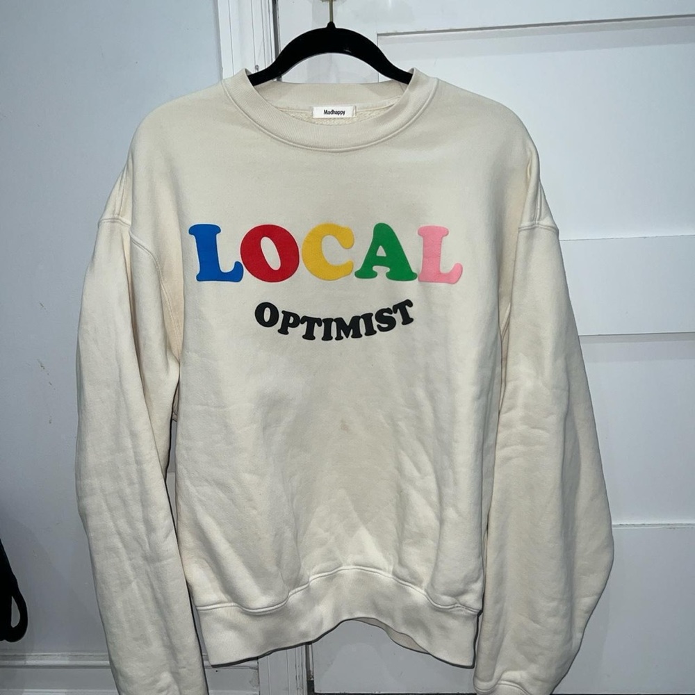 Madhappy local optimist crewneck size small